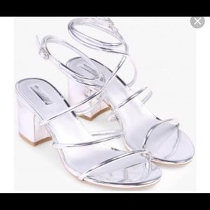 Forever 21 Strappy Block Heels/Sandals